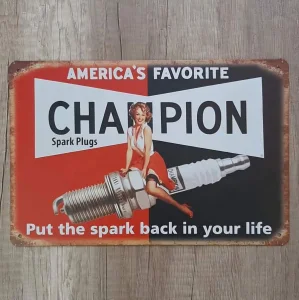 Metalna tabla CHAMPION Sp.Plugs