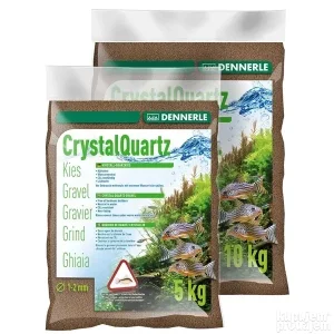 Dennerle Crystal quartz gravel DARK BROWN