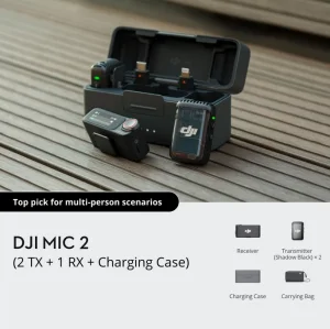 DJI Mic 2 (2 TX + 1 RX + Charging Case)