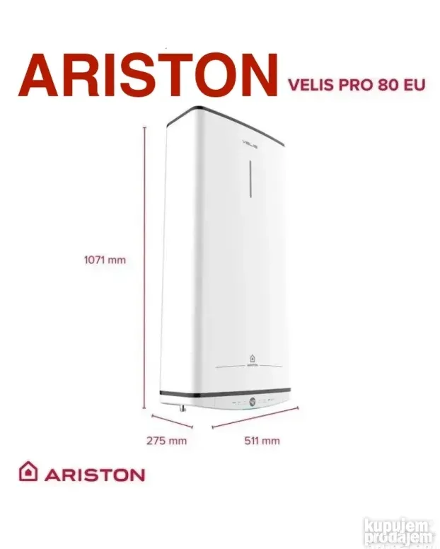 ARISTON bojleri NOVOO AKCIJA VELIS 80,50,100 lit verti