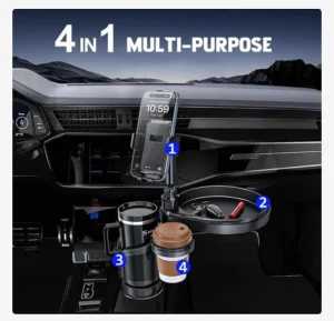 4u1 Držač Za Čaše I Lične Stvari U Automobilu CUP HOLDER