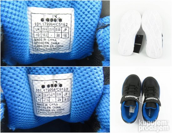 Diadora dečije patike NOVO raspar C252/15