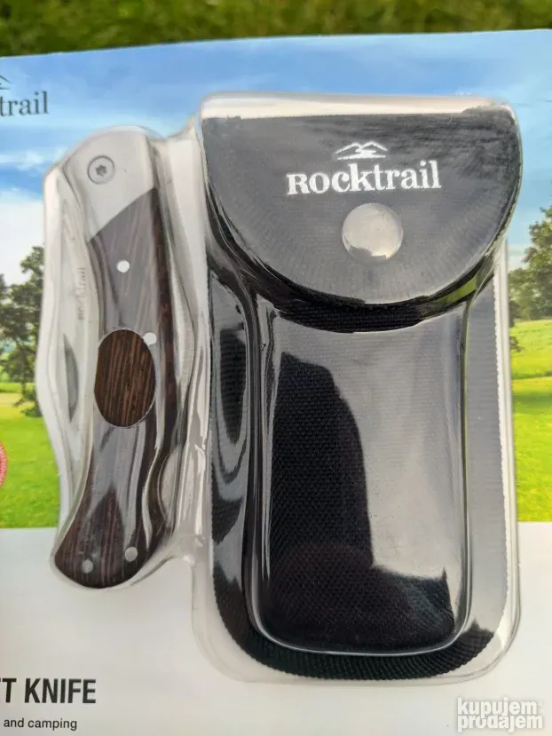 Rocktrail HG02126B džepni preklopni nož sa futrolom za kaiš