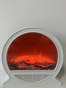 Kamin lampa dekorativna okrugla u dve boje