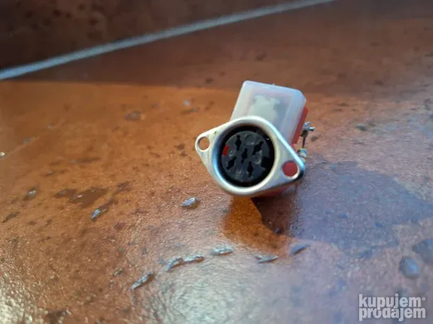 Vintage 5-Pin DIN Female Connector 360 Degree - ZAMENA