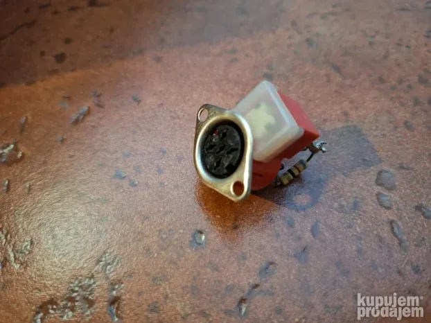 Vintage 5-Pin DIN Female Connector 360 Degree - ZAMENA