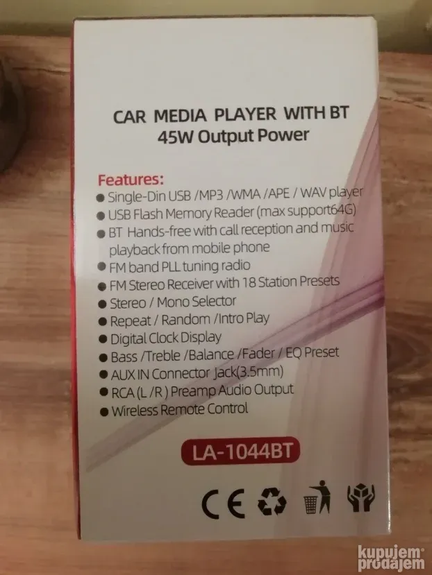 Auto radio plavi novo na lageru!