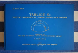 Tablice K11 / Direktno određivanje FI i Lambda pomoću