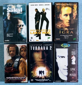 Šakal/Tvrđava/Igra/Lovac Na Potezu-VHS