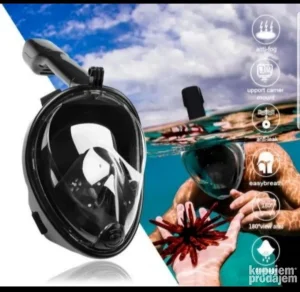Maska za ronjenje i drzac za kameru