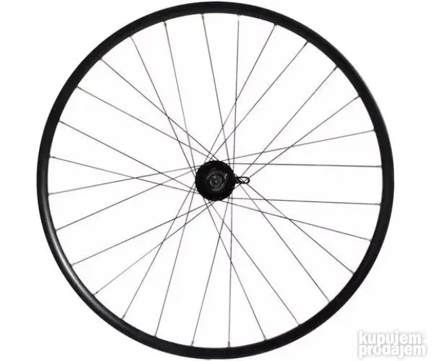 prednji točak 26 P-LAB crni disk SHIMANO dupli
