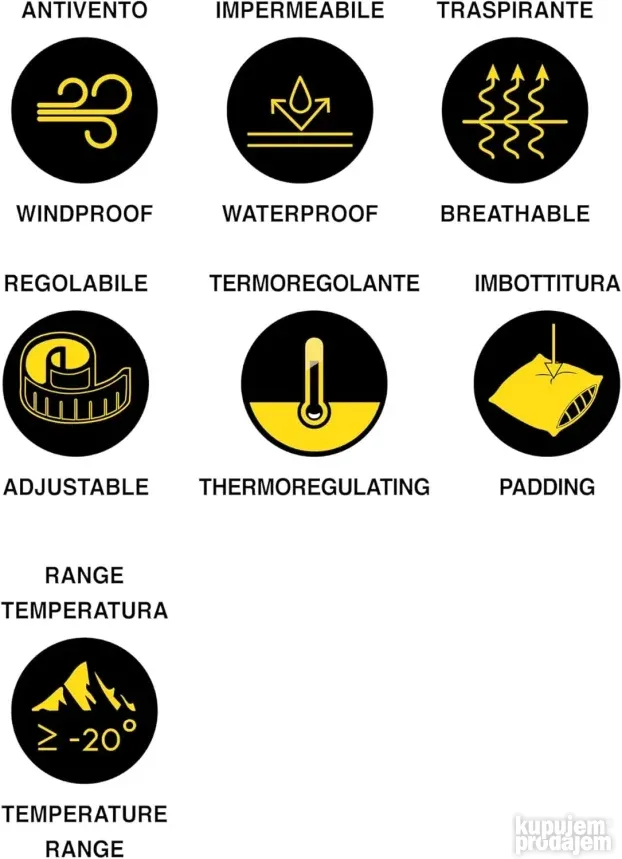 Croci Hiking K2 kabanica, plava, 55 cm
