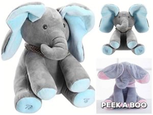 Peekaboo raspevani Slon Raspevano slonce mrda usima peva