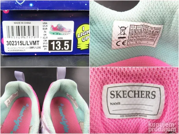Skechers patike dečije Heart lights T2829