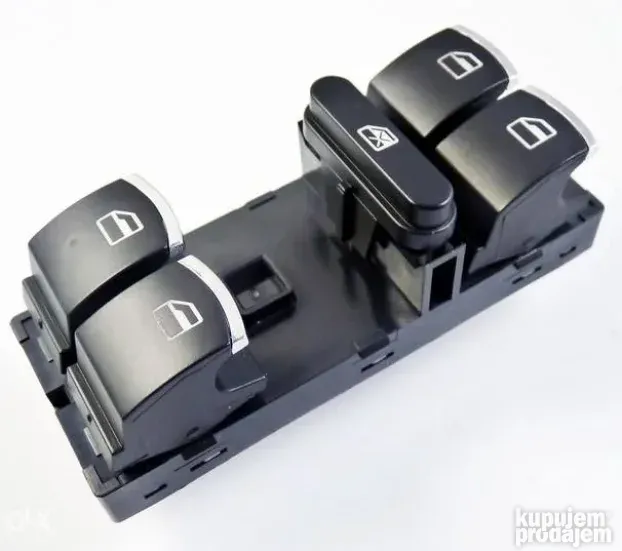 Set Interruttori Alzacristalli Cromati Per VW Golf 5/6 E Passat - Compatibile Con OEM 5ND959857 - Foto 8