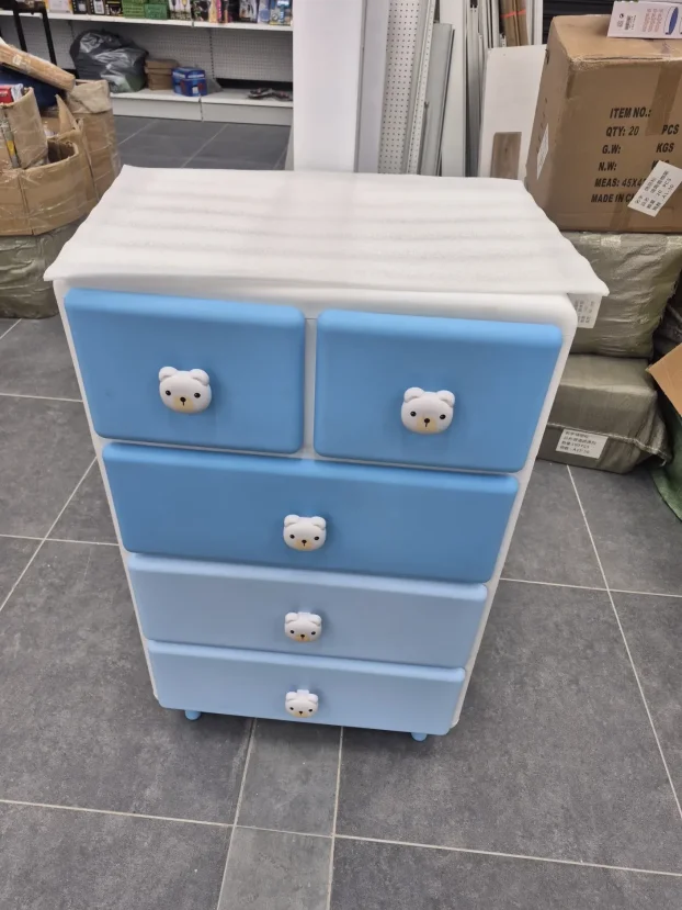 Polica ormaric za bebe i decu u 2 boje