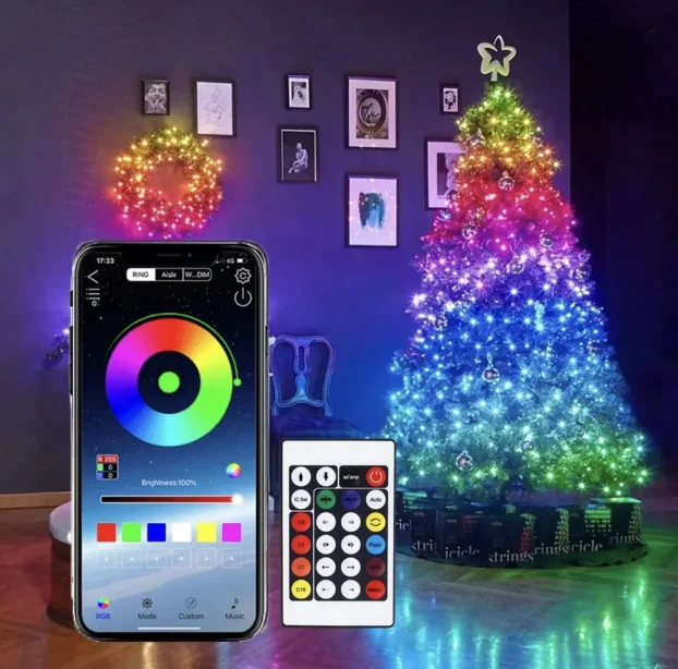 RGB novogodisnja rasveta 10m USB LED traka za jelku 10m - KupujemProdajem
