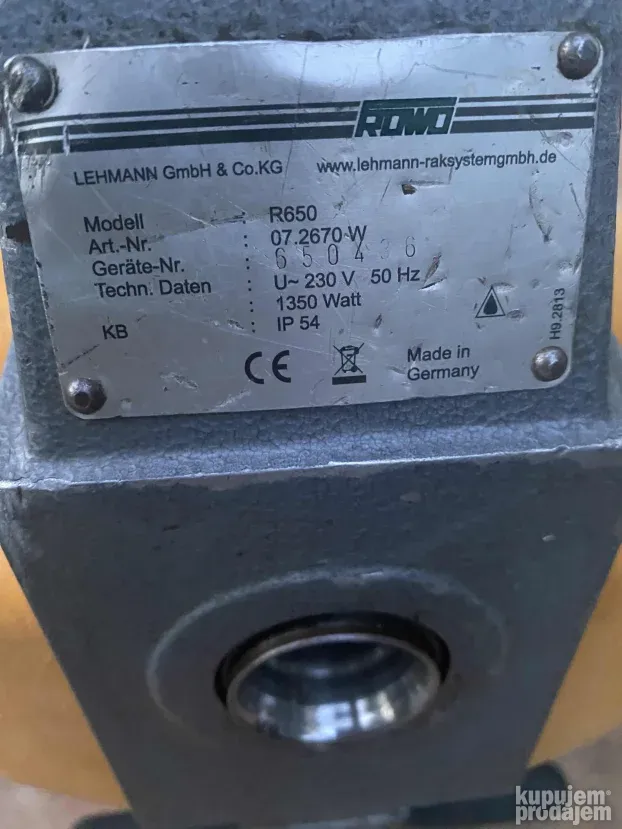 Rotenberger R 650 i sajle 16 mm i 22  mm za odcepljenje