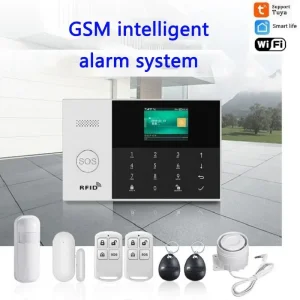 Alarm / sigurnosni sistem za kuću GSM + WiFI + 7 seznora