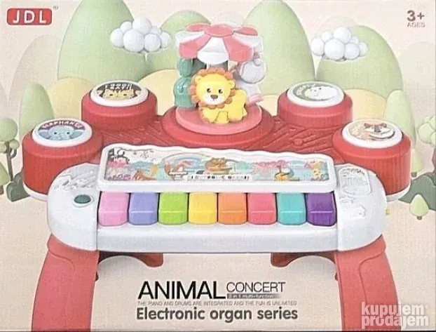 Decji klavir Lav 3u1/Bebi piano