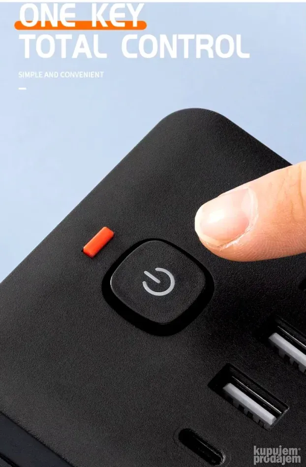 Uticnica Lopov Kocka 16A / 3 Sukoa, 7-u-1 3xUSB 1xC