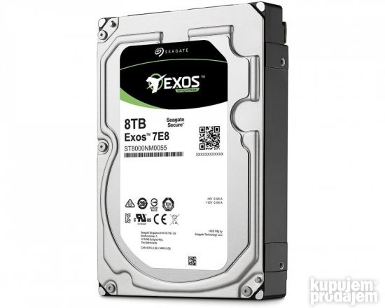 SEAGATE 8TB 3.5" SATA III 256MB ST8000NM0055 Enterprise