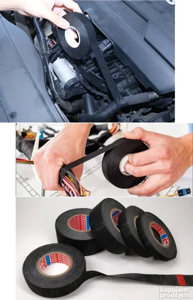 Traka 15m 19mm otporna na toplotu plamen  Zaštita za kablove