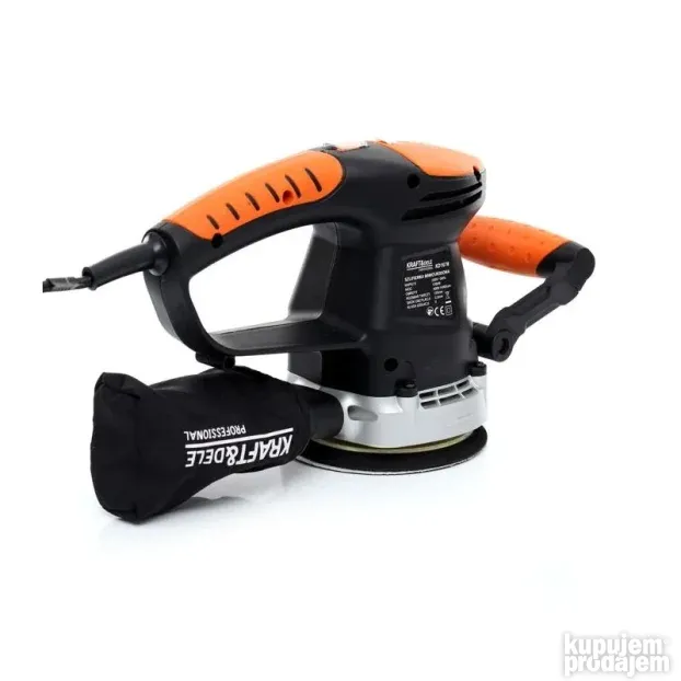 KD1678 Ekscentrična Brusilica KRAFT&DELE 1200W veća oranž