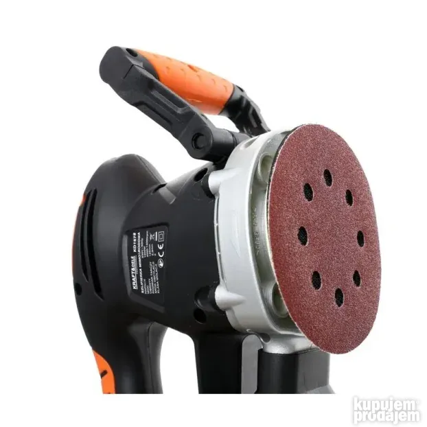 KD1678 Ekscentrična Brusilica KRAFT&DELE 1200W veća oranž