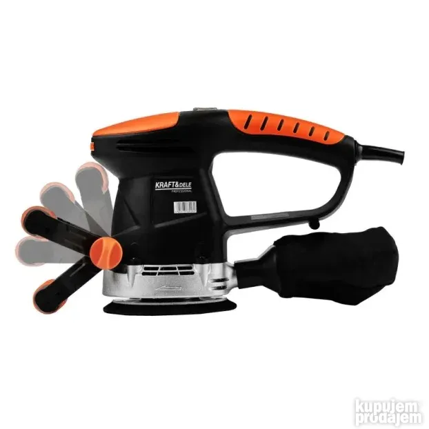 KD1678 Ekscentrična Brusilica KRAFT&DELE 1200W veća oranž