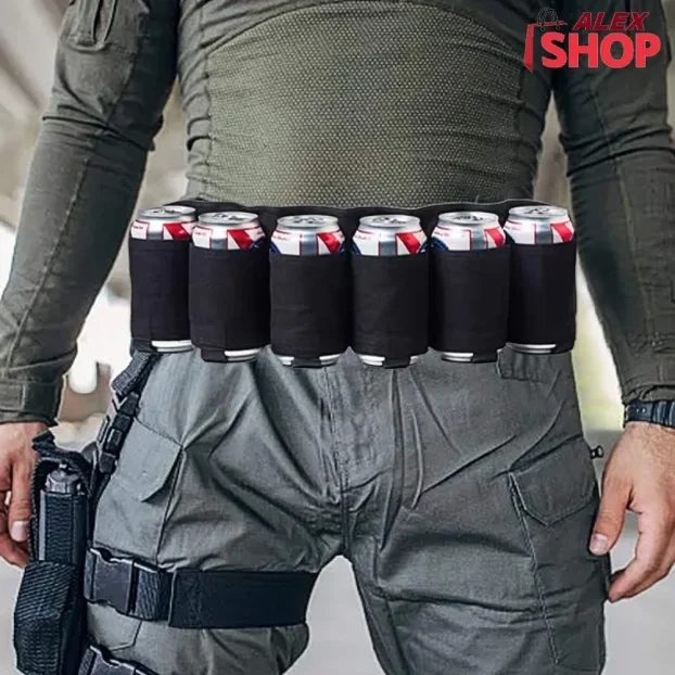 Kaiš za piće opasač za 6 limenki ili flaša