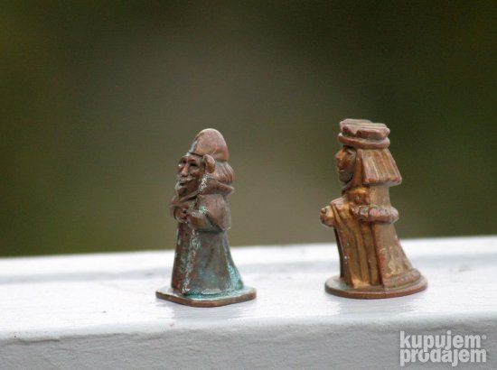 Vintage skandinavske bronzane figurine