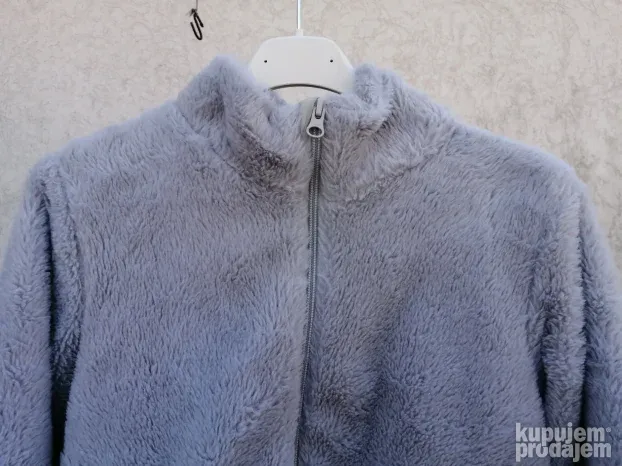 Siva bundica za devojčice 10/11 godina