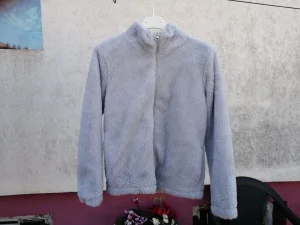 Siva bundica za devojčice 10/11 godina