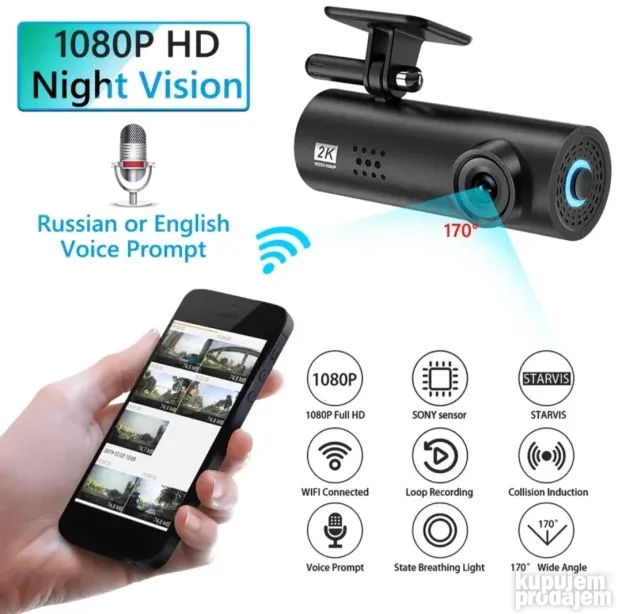 LF9 Pro WiFi kamera za kontrolnu tablu 1080P Full HD