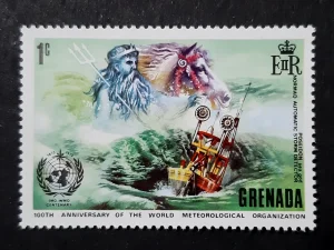 Markica - Grenada -1973. god.  Posejdon