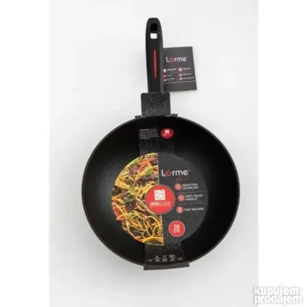 LORME 15110 CLASSIC Megastone 28CM Wok Tiganj