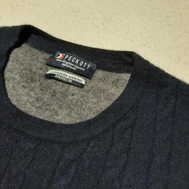 Peckott kasmir i merino vuna M