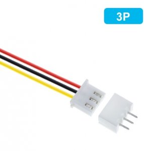 3 PIN zenski konekor papucica ravan JST XH2.54 XH 2.54mm