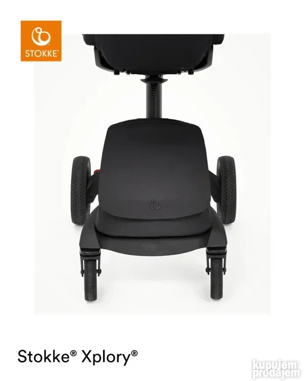 STOKKE Xplory X Rich Black decija kolica