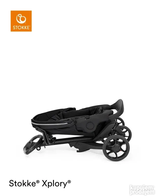 STOKKE Xplory X Rich Black decija kolica