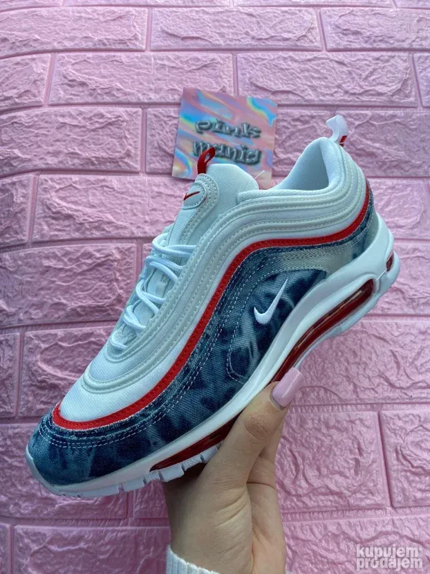 NIKE AIR MAX 97, Washed Denim; Denim Patike Nove 97 KupujemProdajem