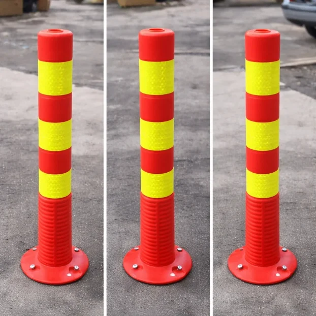 Plastični PVC fleksibilni parking stubići 75 cm PVC STUBIC