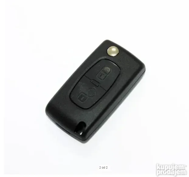 Kućište ključa PEUGEOT skakavac 2 TASTERA sa mestom za bater