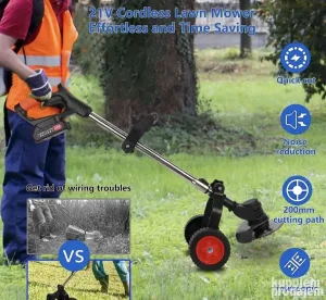 Trimer na baterije sa tockovima