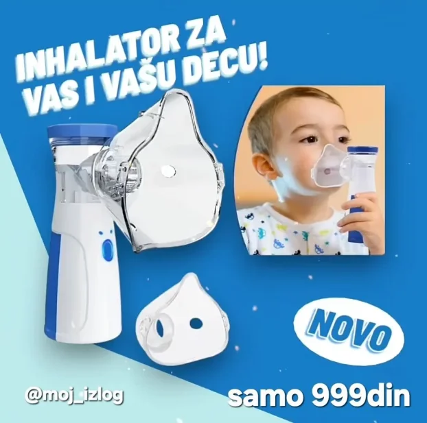 Mini inhalator za decu i odrasle MESH Nebulizer Novo
