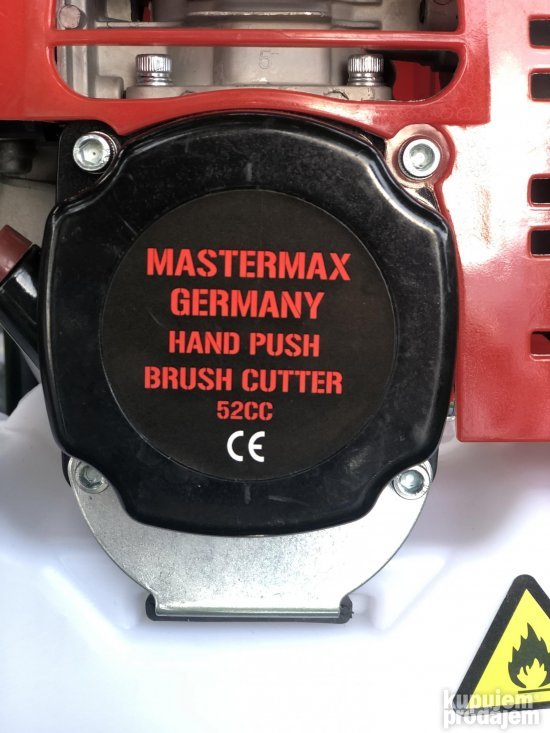 Trimer na tockovima Mastermax 52cc  na kolicima