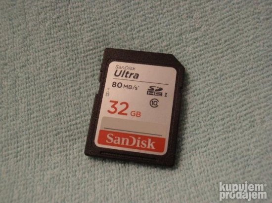 San Disk 32 gb 80/mb clasa 10