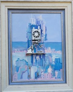 Vetrenjača, Stevan Rajić, kombinovana tehnika sa aplikacijam