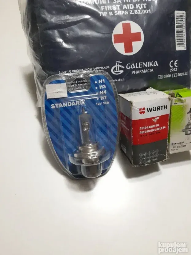 Prva Pomoć Galenika + 3 Sijalice Gratis